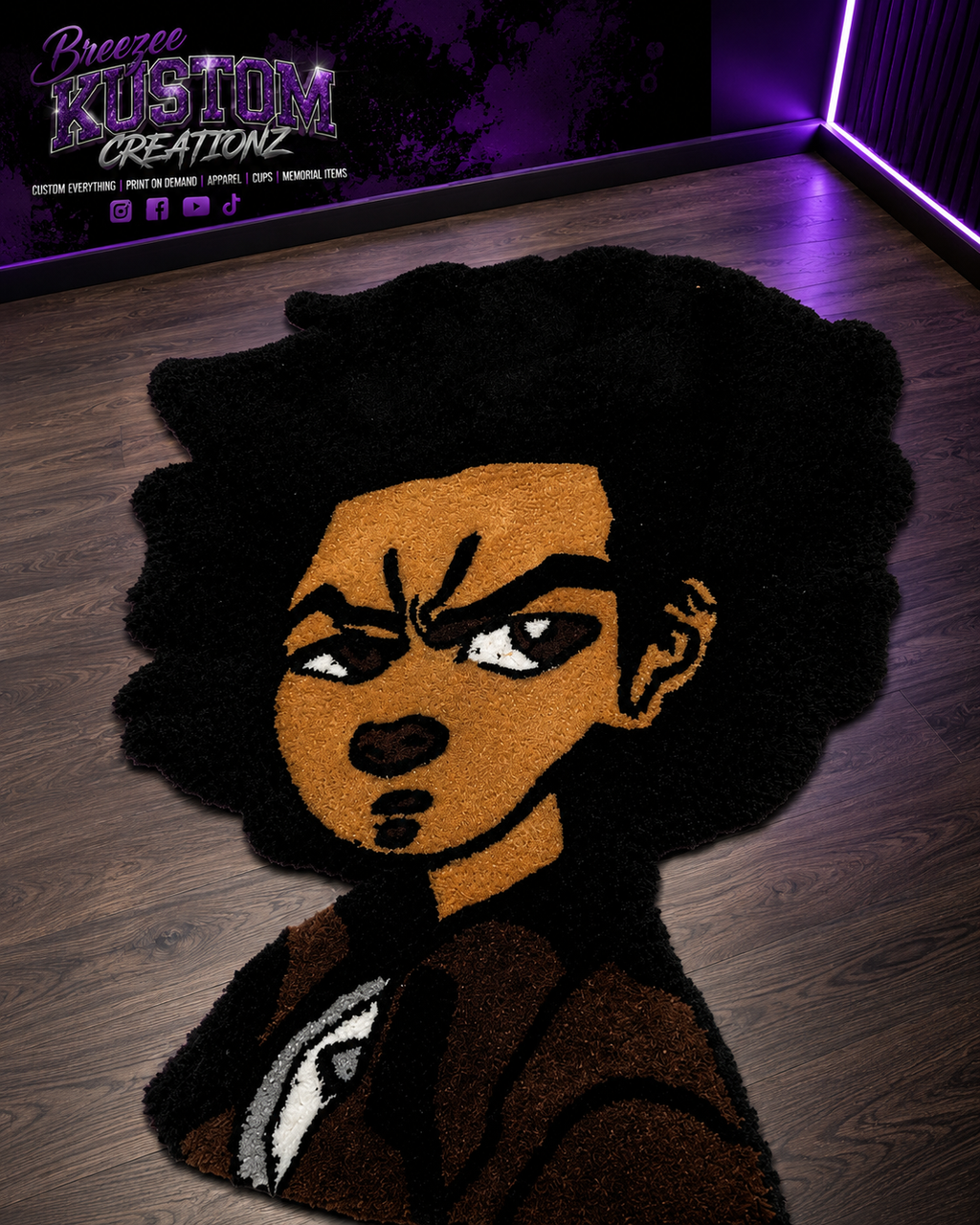 Huey Inspired Hand-Tufted Rug | Custom Cartoon Rug