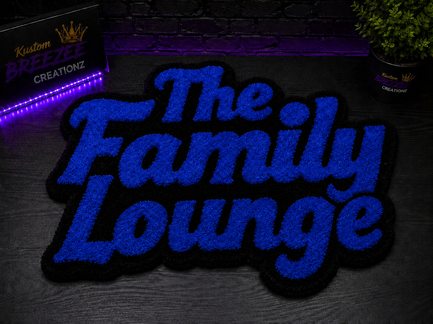 The Family Lounge Hand-Tufted Rug | Custom Home Decor Rug